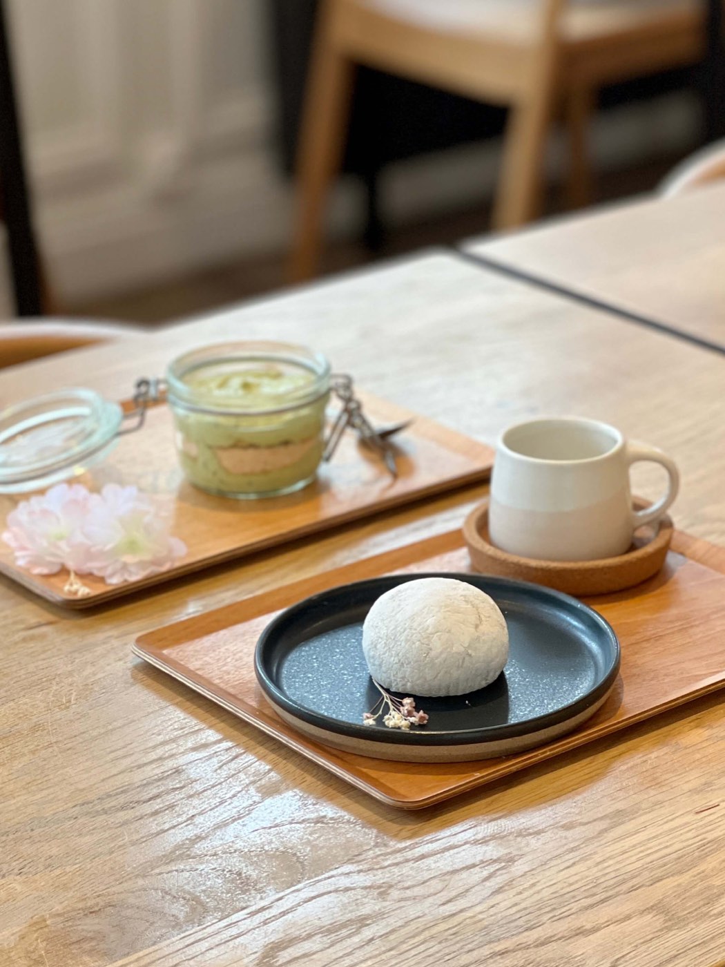 Mochi fait maison servi en dessert